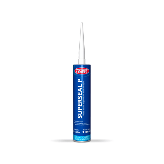 Cartucho de Fester Superseal P, sellador de poliuretano elástico de un componente para sellado de juntas en construcción.