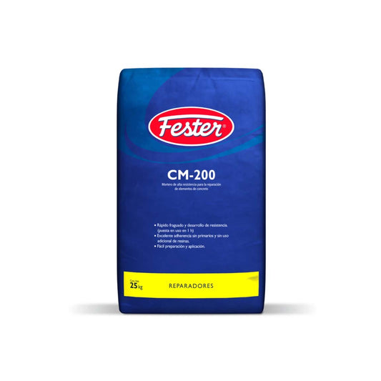 Fester CM-200 reparador mortero para elementos no estructurales aplicable hasta 10cm espesor